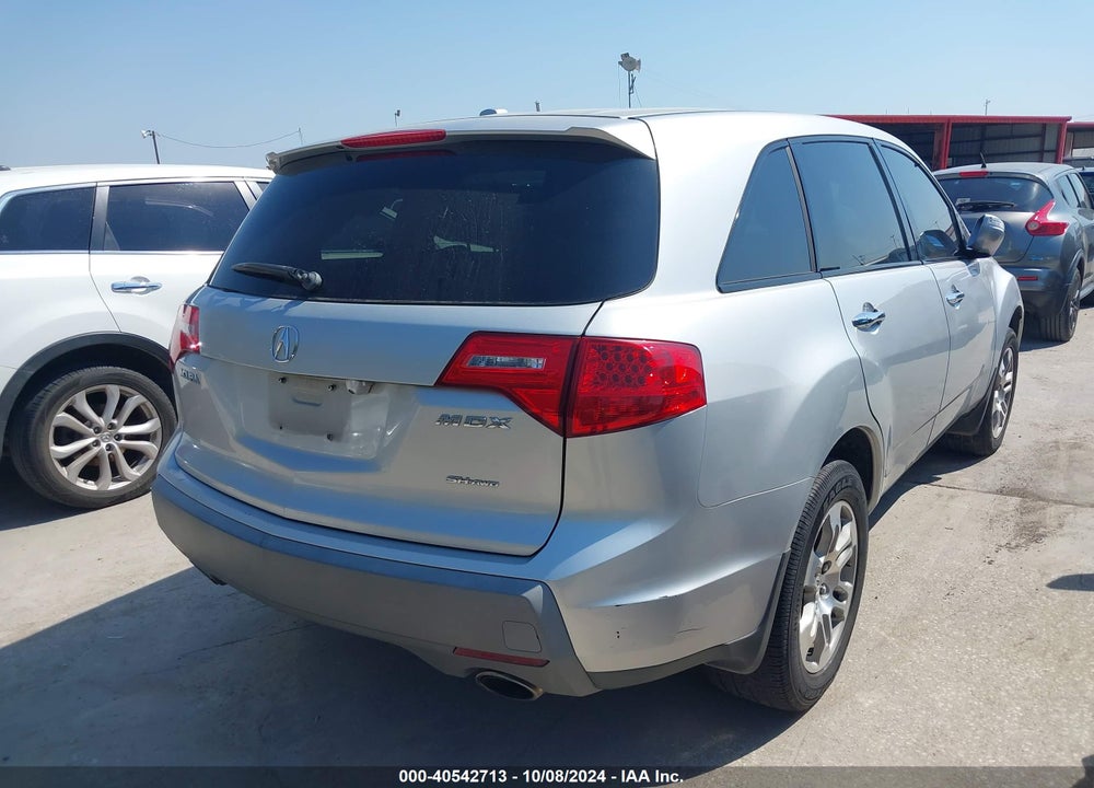 2008 ACURA MDX TECHNOLOGY PACKAGE VIN: 2HNYD283X8H507717