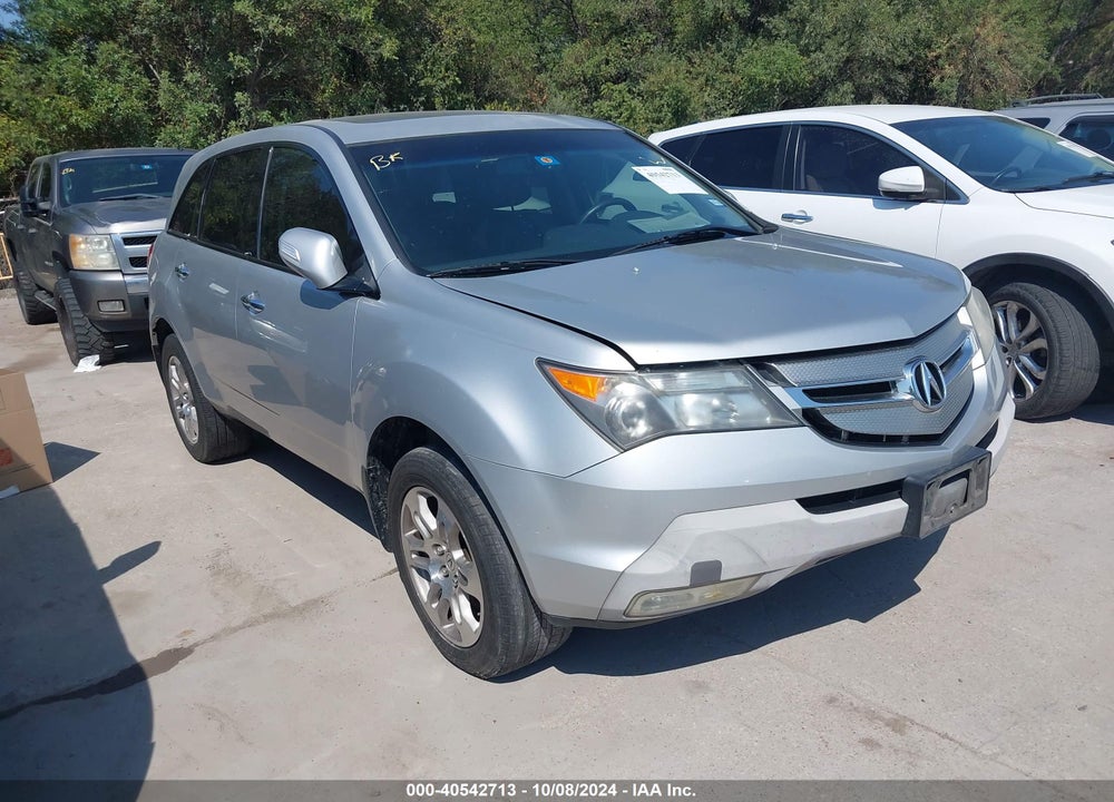 2008 ACURA MDX TECHNOLOGY PACKAGE VIN: 2HNYD283X8H507717