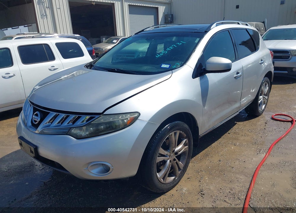 2009 NISSAN MURANO LE VIN: JN8AZ18W79W131837