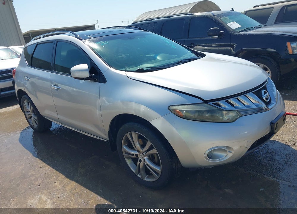 2009 NISSAN MURANO LE VIN: JN8AZ18W79W131837