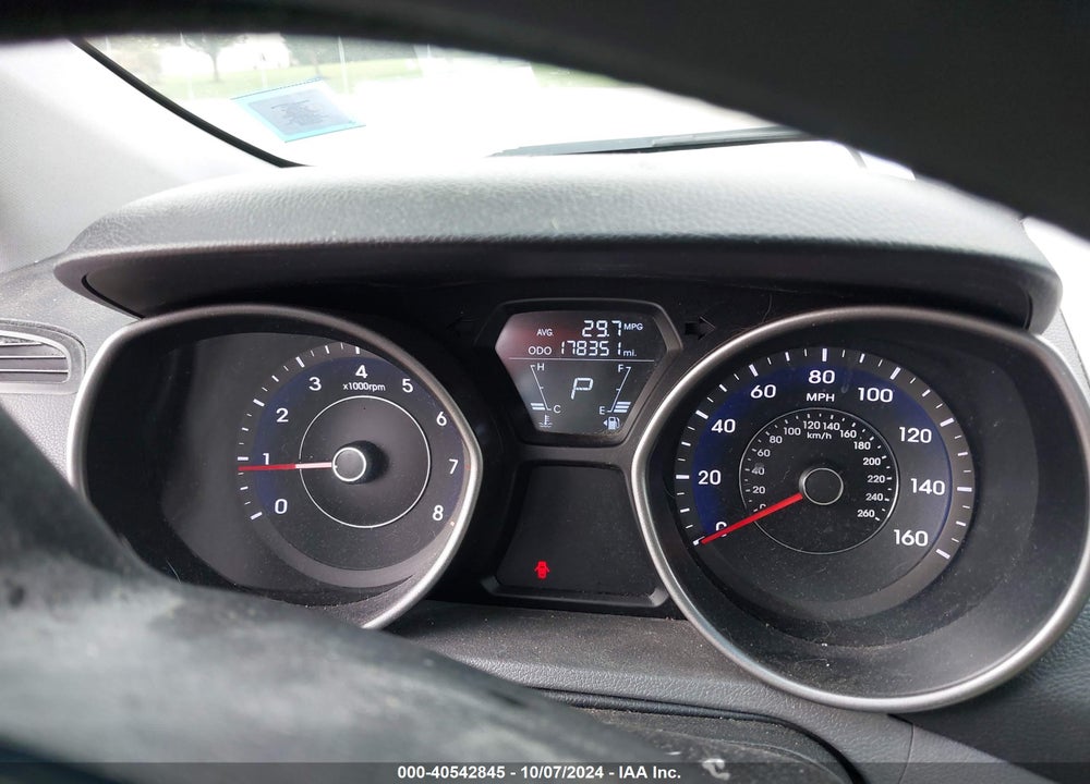 2013 HYUNDAI ELANTRA GLS VIN: 5NPDH4AE9DH391735