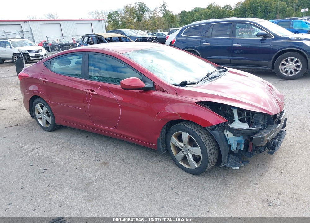 2013 HYUNDAI ELANTRA GLS VIN: 5NPDH4AE9DH391735