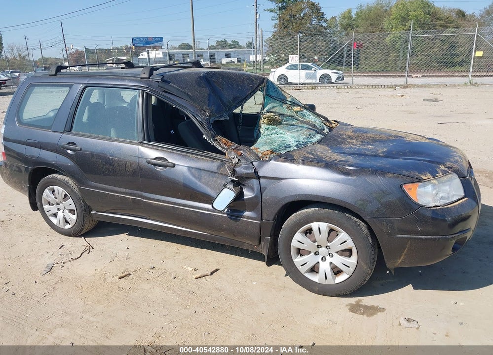 2008 SUBARU FORESTER 2.5X VIN: JF1SG63678H707204