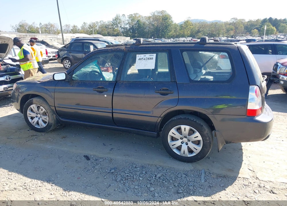 2008 SUBARU FORESTER 2.5X VIN: JF1SG63678H707204