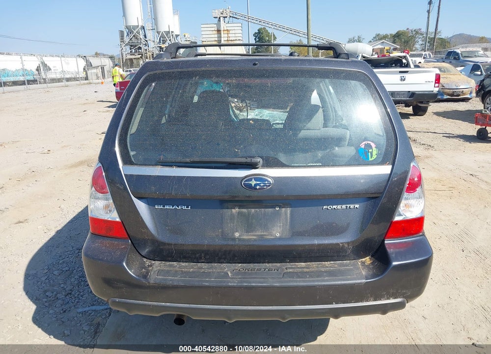 2008 SUBARU FORESTER 2.5X VIN: JF1SG63678H707204