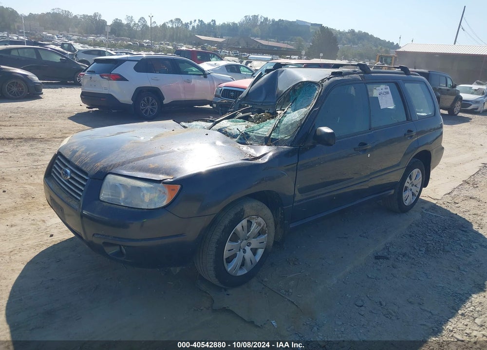 2008 SUBARU FORESTER 2.5X VIN: JF1SG63678H707204