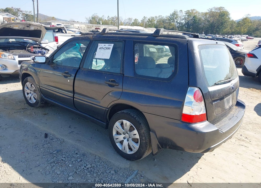 2008 SUBARU FORESTER 2.5X VIN: JF1SG63678H707204