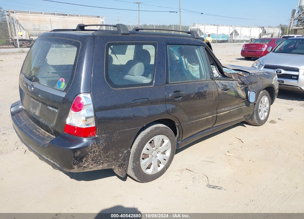 2008 SUBARU FORESTER 2.5X VIN: JF1SG63678H707204