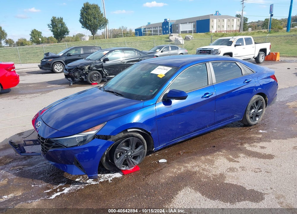 2021 HYUNDAI ELANTRA SEL VIN: 5NPLS4AG8MH020595