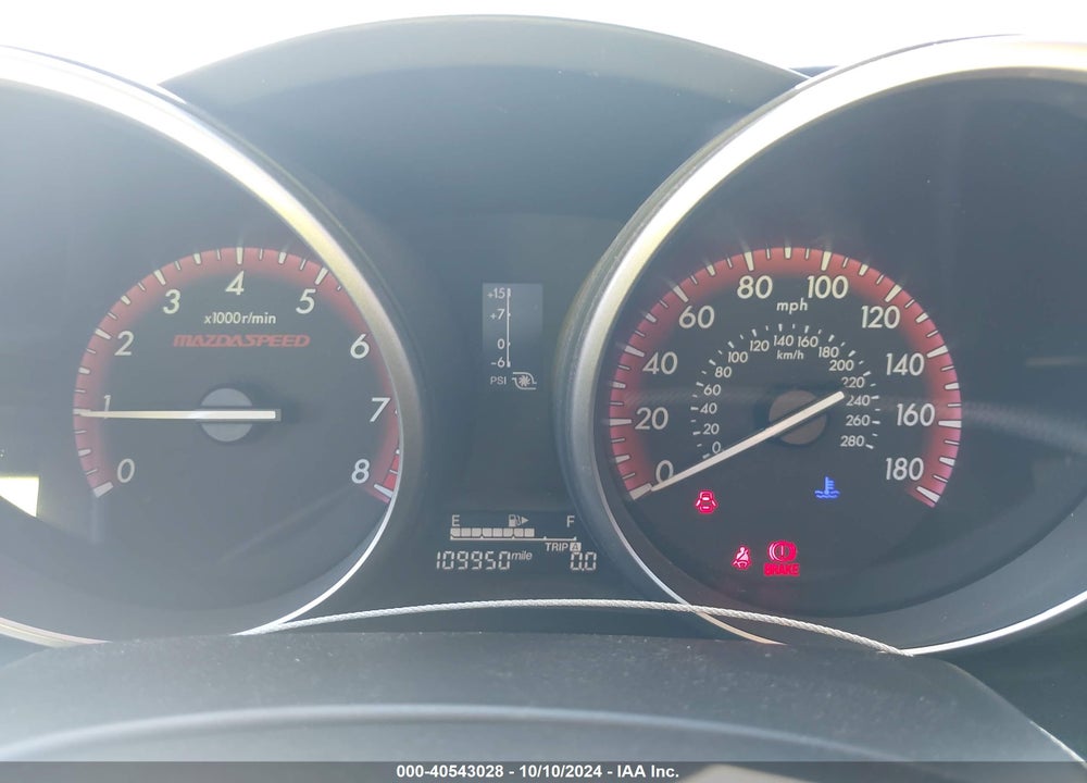 2012 MAZDA SPEED3 TOURING VIN: JM1BL1L3XC1700120