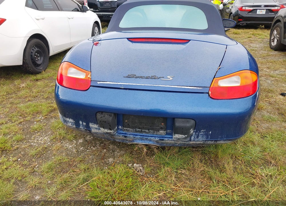 2000 PORSCHE BOXSTER S VIN: WP0CB298XYU661745