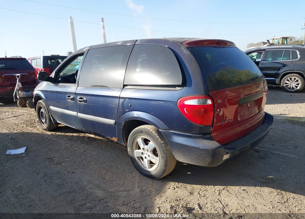 2005 DODGE CARAVAN SXT VIN: 1D4GP45R15B434449