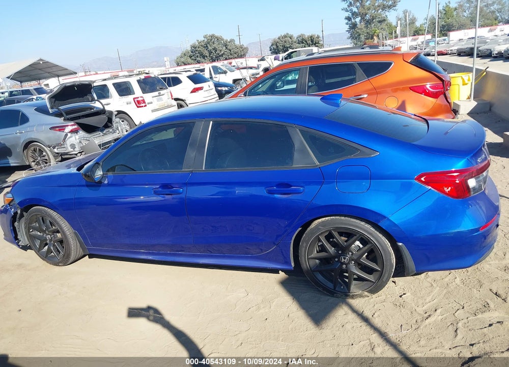 2022 HONDA CIVIC SPORT VIN: 2HGFE2F51NH535613