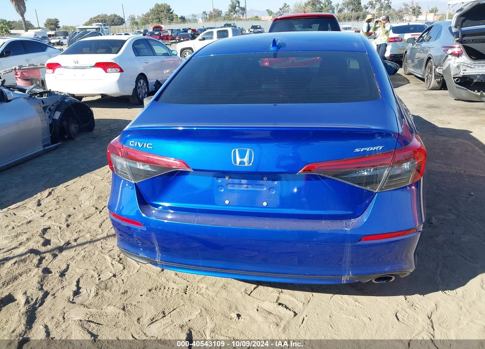 2022 HONDA CIVIC SPORT VIN: 2HGFE2F51NH535613