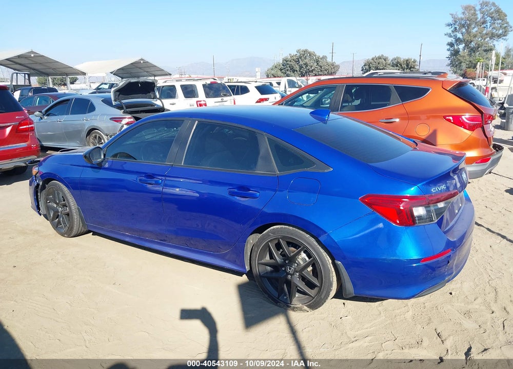 2022 HONDA CIVIC SPORT VIN: 2HGFE2F51NH535613