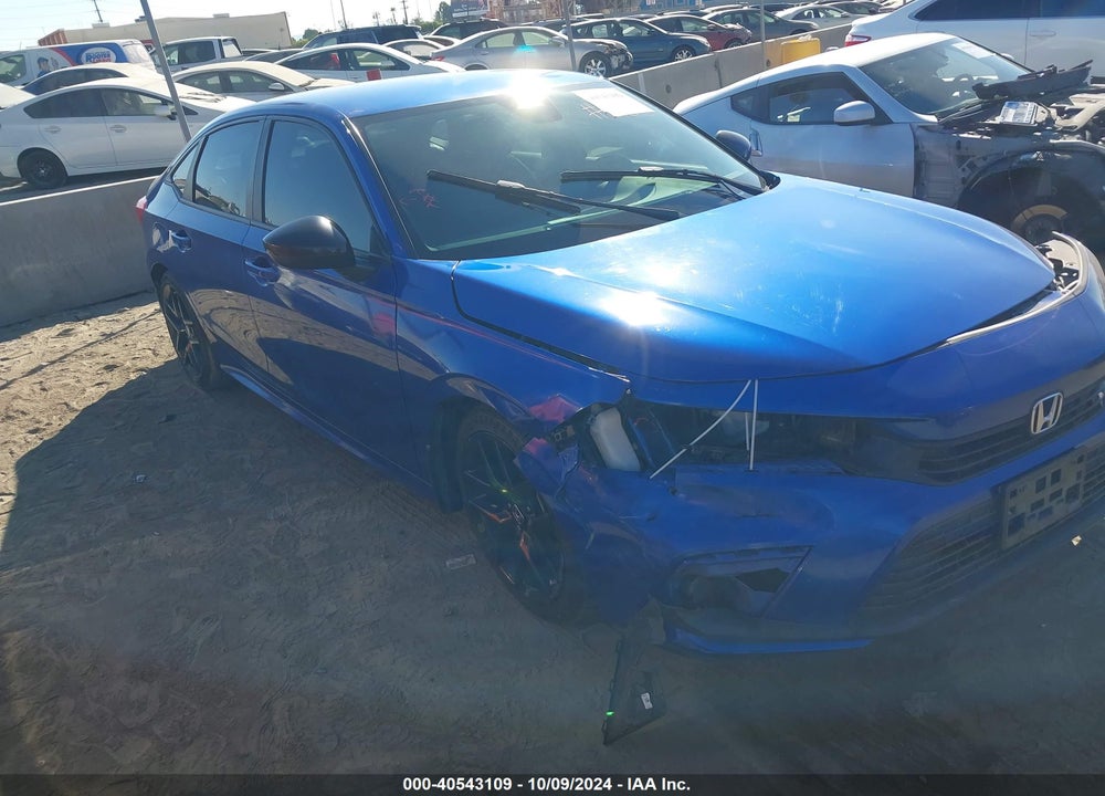 2022 HONDA CIVIC SPORT VIN: 2HGFE2F51NH535613