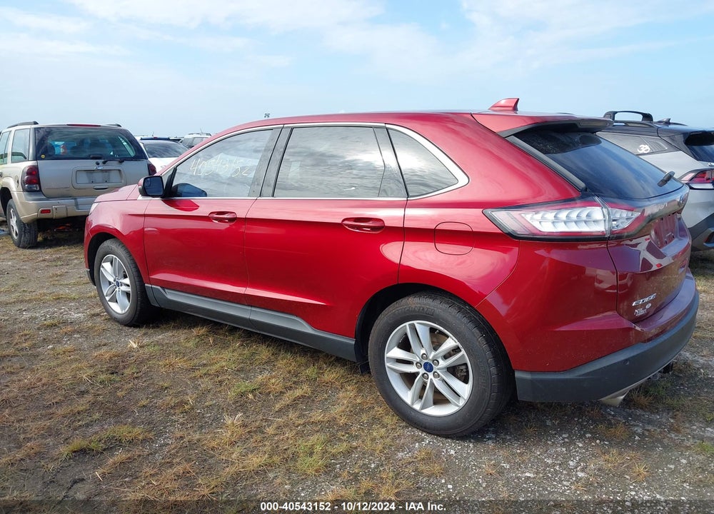 2015 FORD EDGE SEL VIN: 2FMTK3J80FBC25048