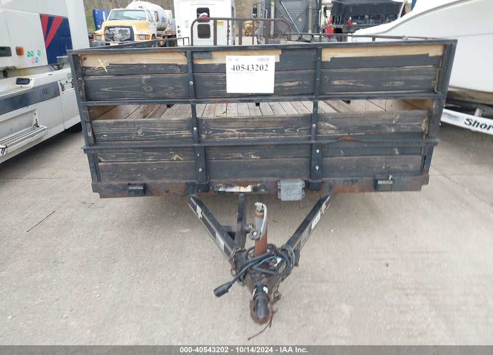 2008 PJ TRAILERS TRAILER VIN: 3CVUT202982115508