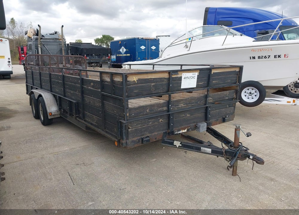 2008 PJ TRAILERS TRAILER VIN: 3CVUT202982115508
