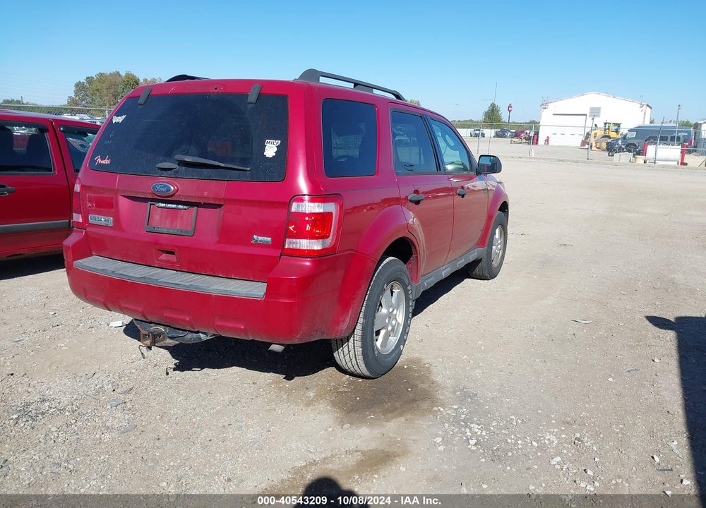 2011 FORD ESCAPE XLT VIN: 1FMCU0DG5BKC02912