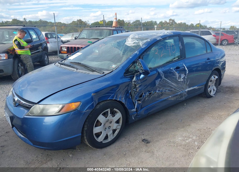 2008 HONDA CIVIC LX VIN: 1HGFA16578L070400