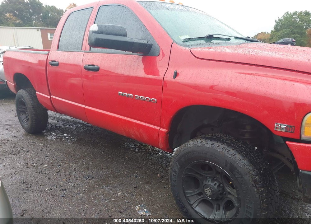 2004 DODGE RAM 2500 SLT/LARAMIE VIN: 1D7KU28D94J235390