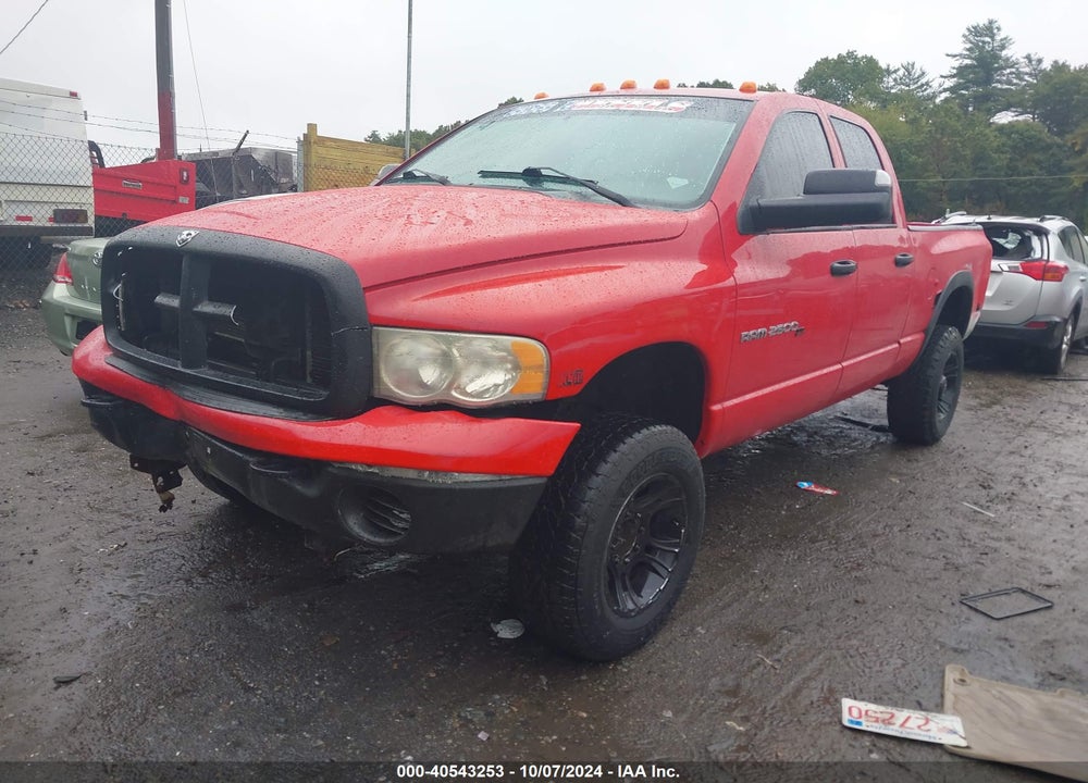 2004 DODGE RAM 2500 SLT/LARAMIE VIN: 1D7KU28D94J235390