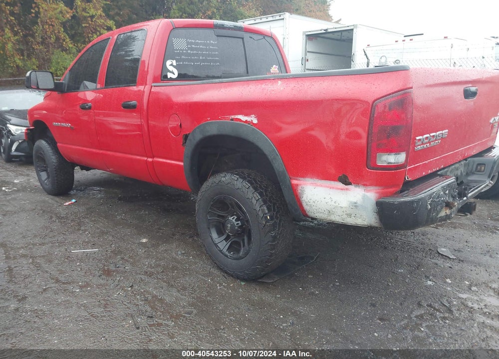 2004 DODGE RAM 2500 SLT/LARAMIE VIN: 1D7KU28D94J235390