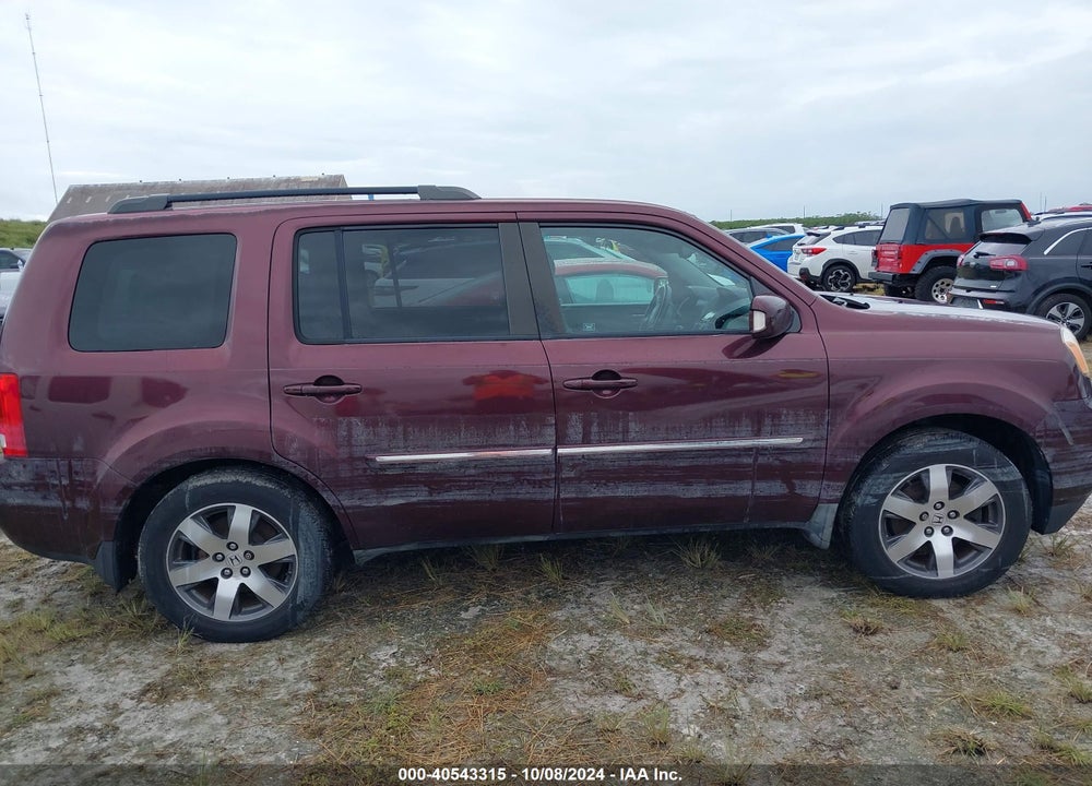 2012 HONDA PILOT TOURING VIN: 5FNYF3H94CB007593