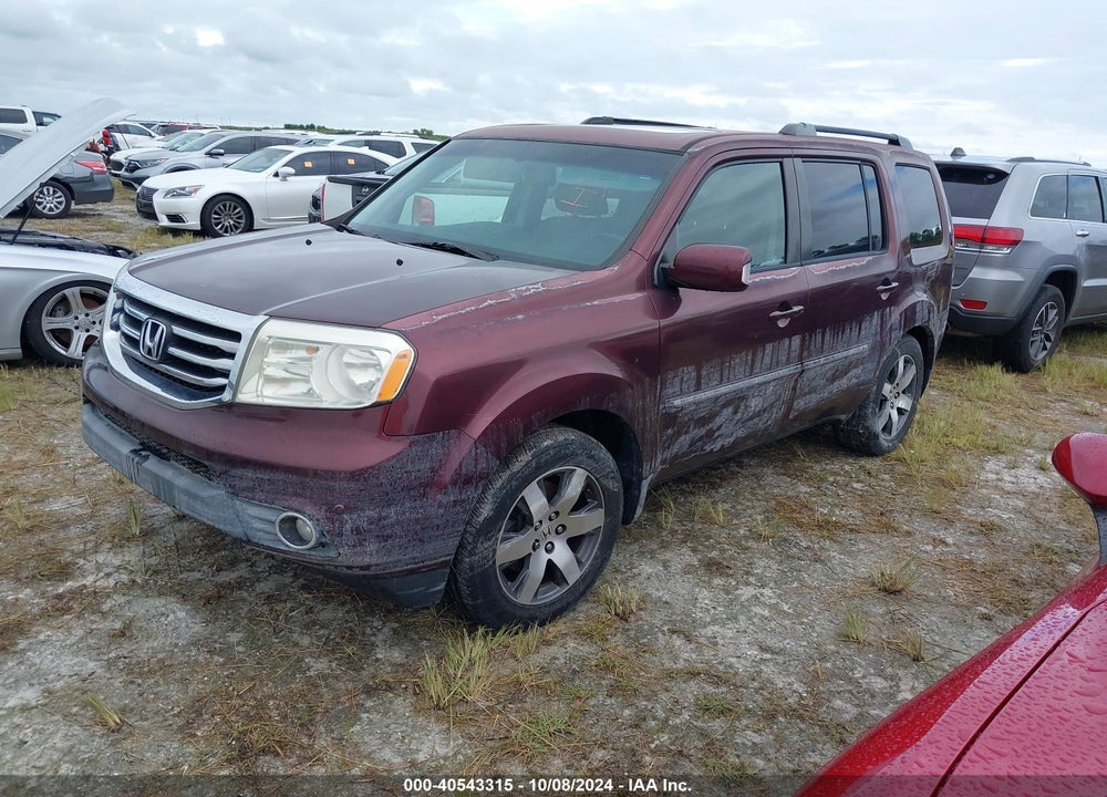 2012 HONDA PILOT TOURING VIN: 5FNYF3H94CB007593