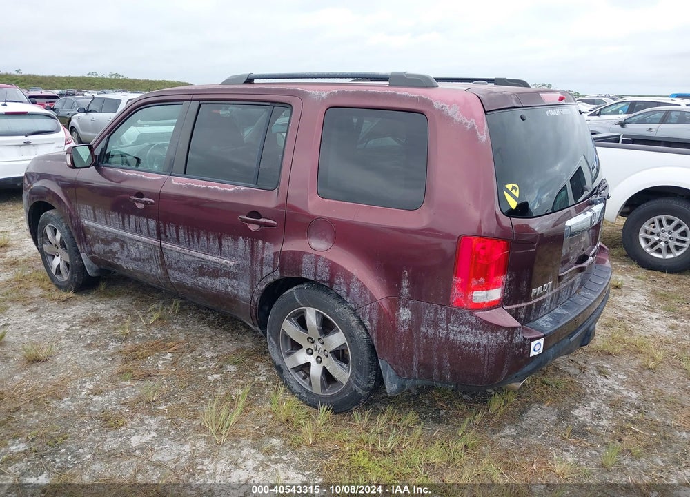 2012 HONDA PILOT TOURING VIN: 5FNYF3H94CB007593