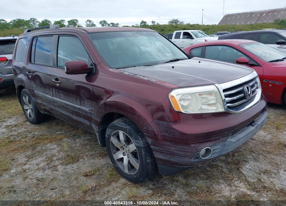 2012 HONDA PILOT TOURING VIN: 5FNYF3H94CB007593