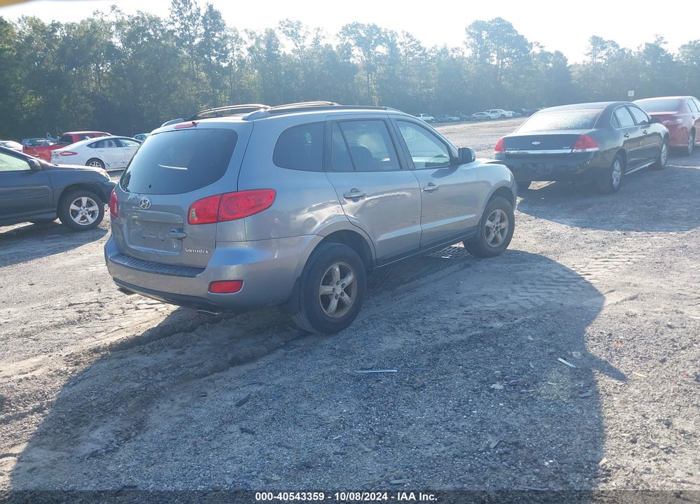 2007 HYUNDAI SANTA FE GLS VIN: 5NMSG13DX7H014460
