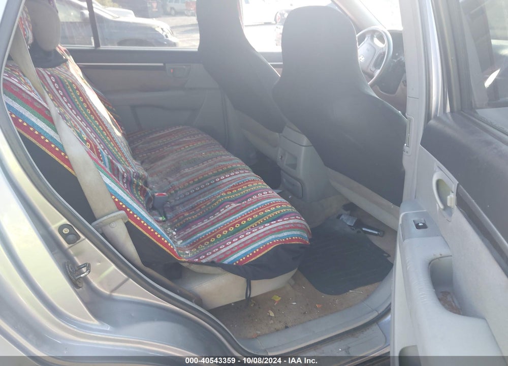 2007 HYUNDAI SANTA FE GLS VIN: 5NMSG13DX7H014460