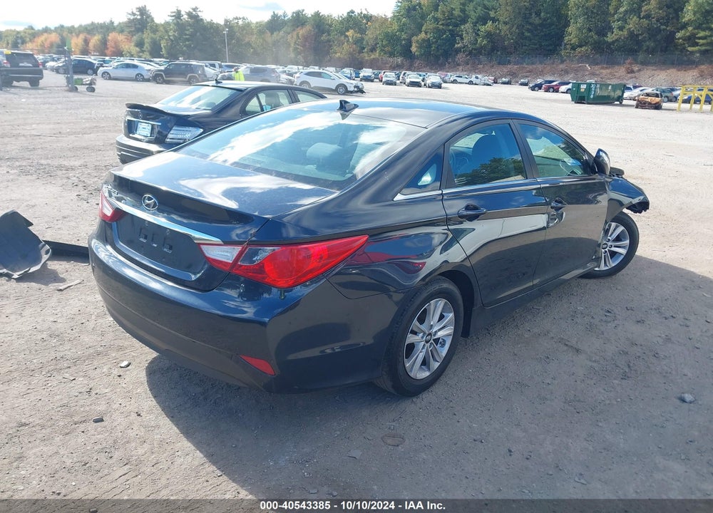 2014 HYUNDAI SONATA GLS VIN: 5NPEB4AC9EH937455