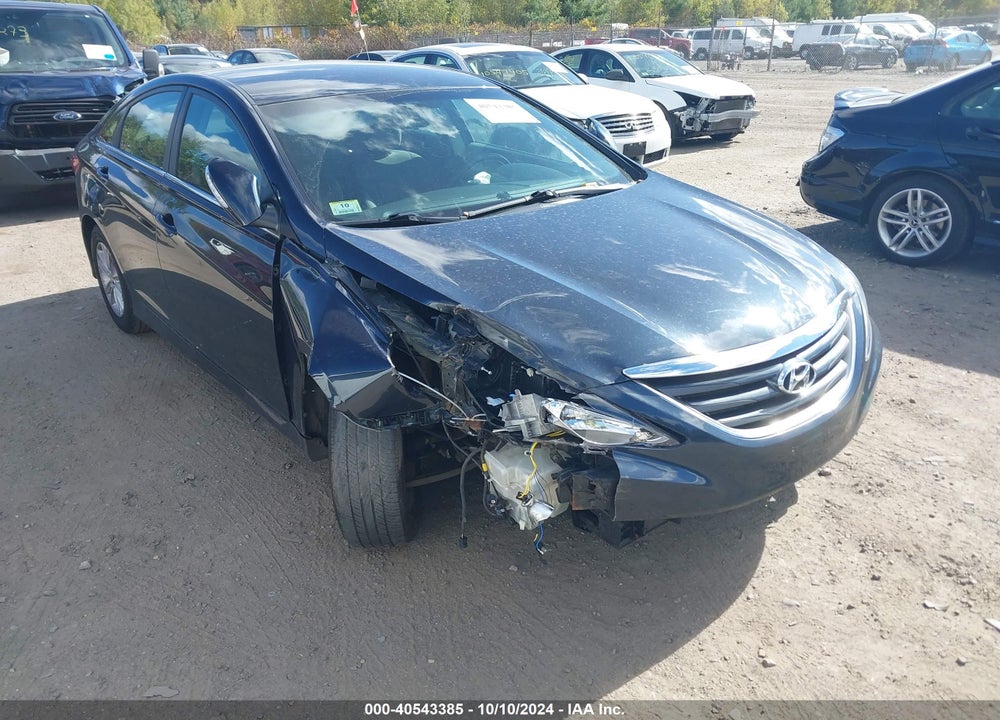 2014 HYUNDAI SONATA GLS VIN: 5NPEB4AC9EH937455