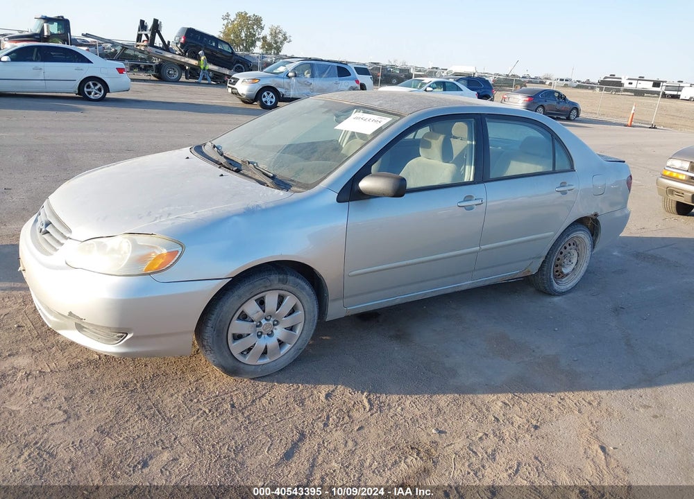 2003 TOYOTA COROLLA LE VIN: 1NXBR32E83Z012401