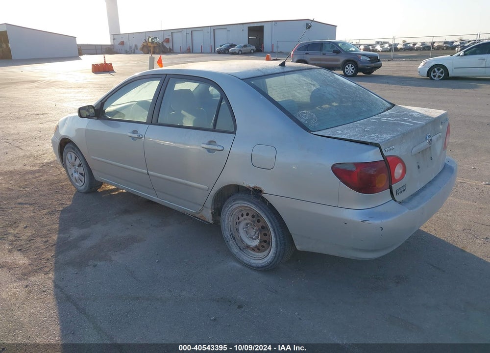 2003 TOYOTA COROLLA LE VIN: 1NXBR32E83Z012401