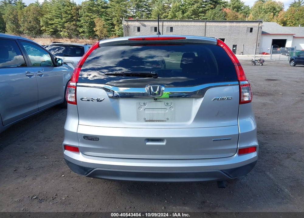 2016 HONDA CR-V SE VIN: 5J6RM4H4XGL037991