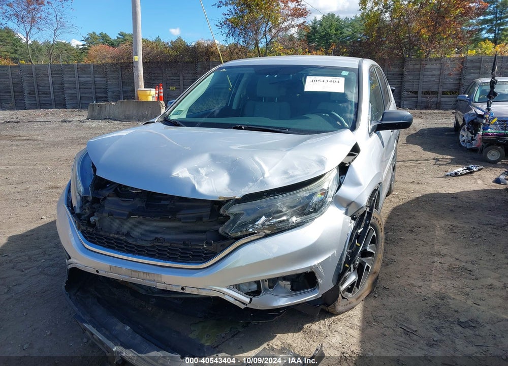 2016 HONDA CR-V SE VIN: 5J6RM4H4XGL037991