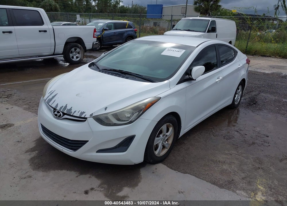 2015 HYUNDAI ELANTRA SE VIN: 5NPDH4AE0FH647893
