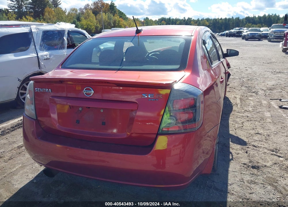 2010 NISSAN SENTRA SE-R SPEC V VIN: 3N1CB6AP0AL653036
