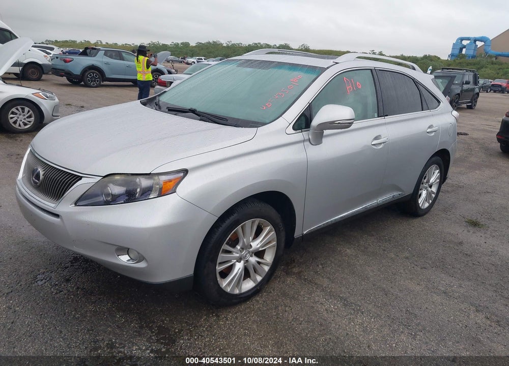 2010 LEXUS RX 450H VIN: JTJBC1BA2A2402102