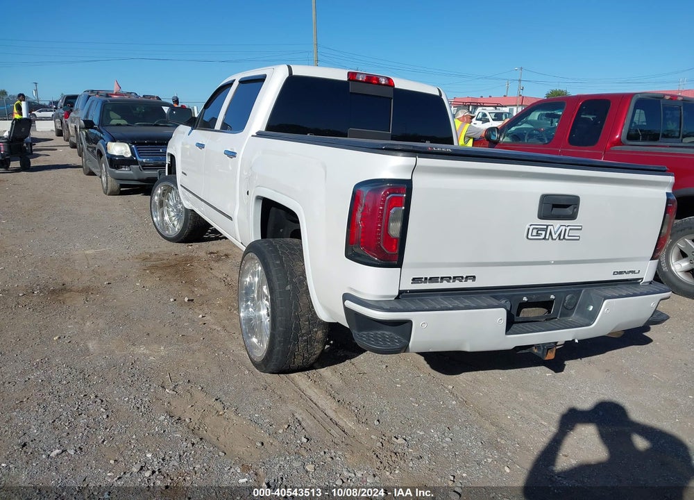 2017 GMC SIERRA 1500 DENALI VIN: 3GTU2PEJ1HG180327