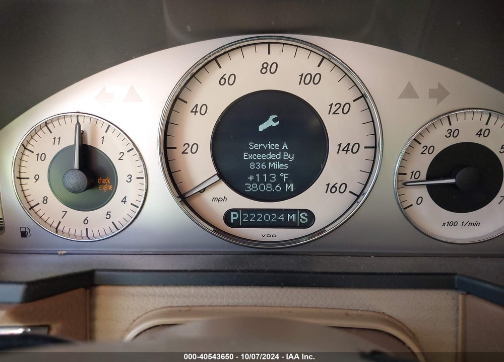 2008 MERCEDES-BENZ E 350 VIN: WDBUF56X08B192228