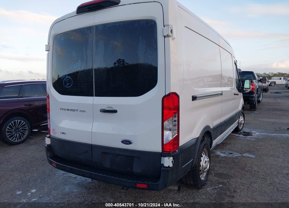 2021 FORD TRANSIT-250 CARGO VAN VIN: 1FTBR2C84MKA29457