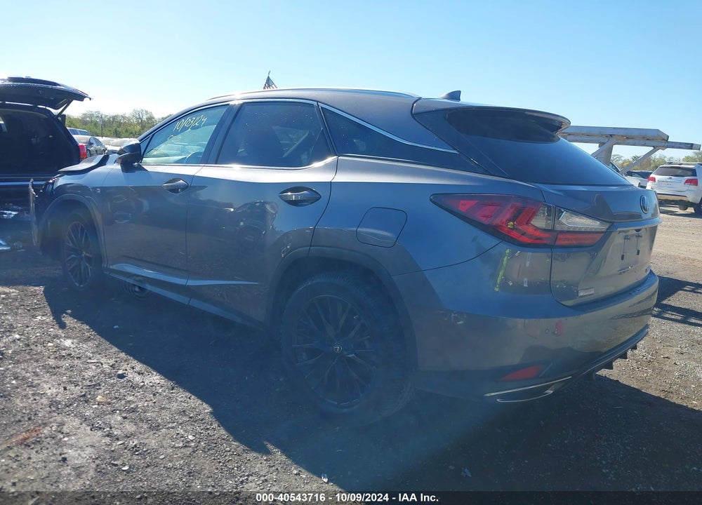 2022 LEXUS RX RX 350 F SPORT HANDLING VIN: 2T2YZMDA5NC345147