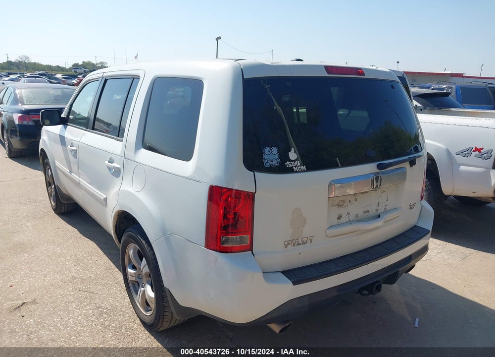 2013 HONDA PILOT EX-L VIN: 5FNYF3H53DB039790