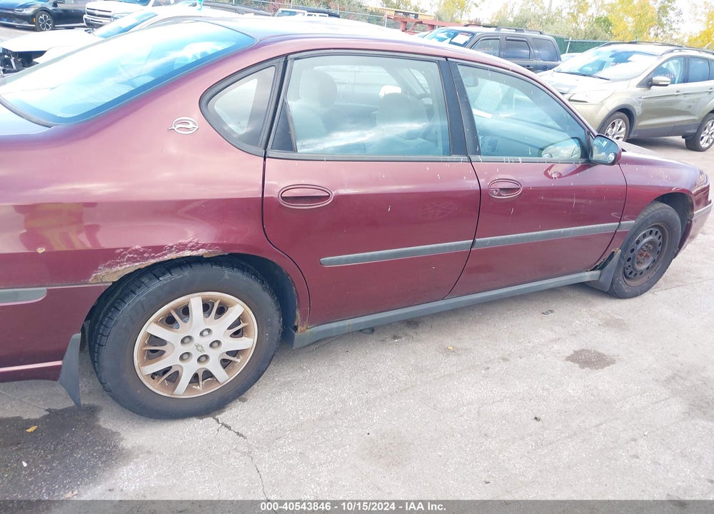 2000 CHEVROLET IMPALA VIN: 2G1WF55E4Y9346752