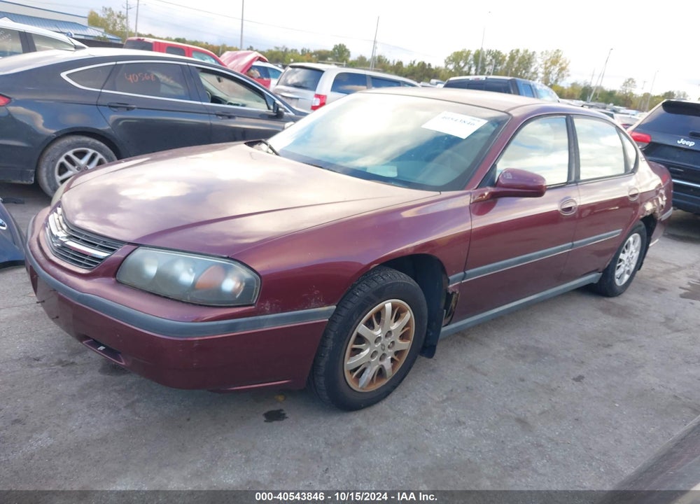 2000 CHEVROLET IMPALA VIN: 2G1WF55E4Y9346752